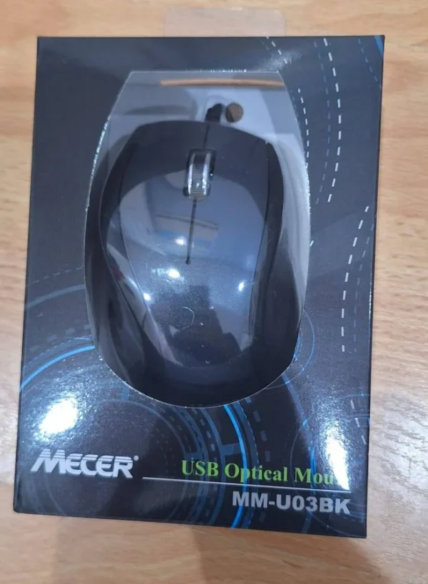 Mecer USB Optical Mouse MM-U03BK